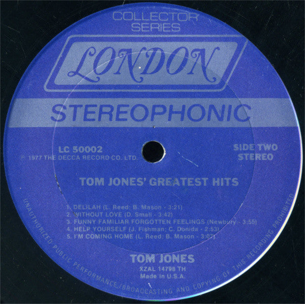 Tom Jones - Greatest Hits
