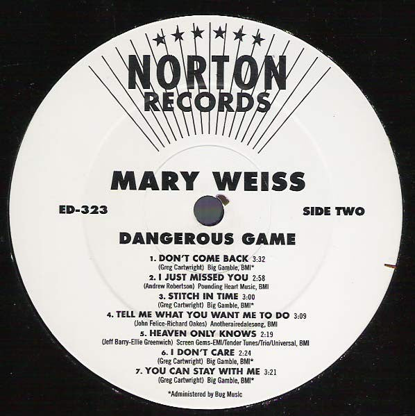 Mary Weiss, Reigning Sound - Dangerous Game