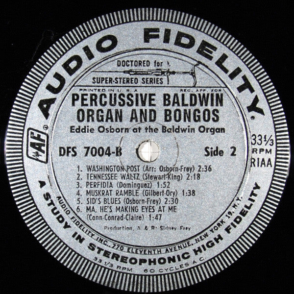 Eddie Osborn - Percussive Baldwin Organ And Bongos