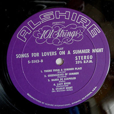 101 Strings - Play Songs For Lovers On A Summer Night