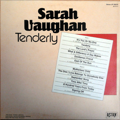 Sarah Vaughan - Tenderly