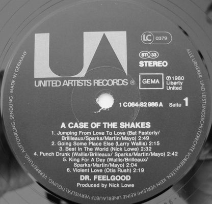 A Case Of The Shakes - secondary