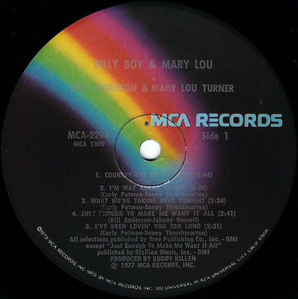Bill Anderson, Mary Lou Turner - Billy Boy & Mary Lou