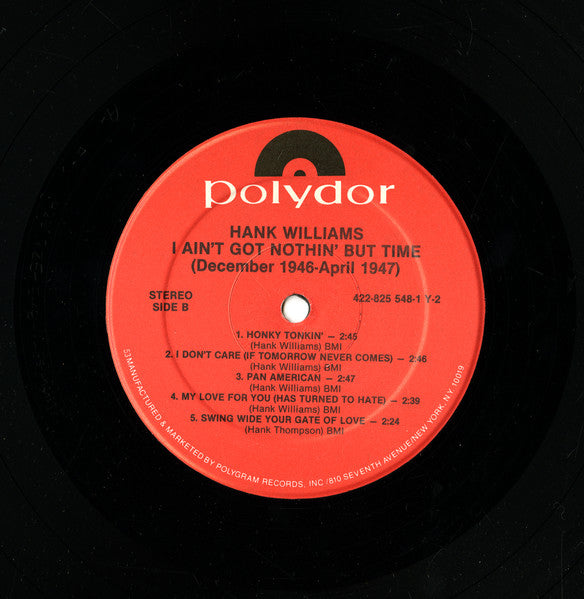 I Ain't Got Nothin' But Time: December 1946 - August 1947 - secondary