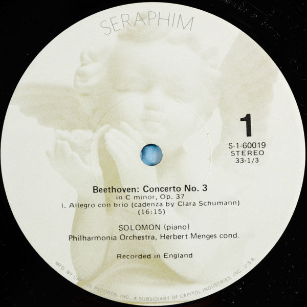 Solomon (6), Ludwig van Beethoven, Philharmonia Orchestra, Herbert Menges - Piano Concerto No. 3 In C Minor, Op. 37