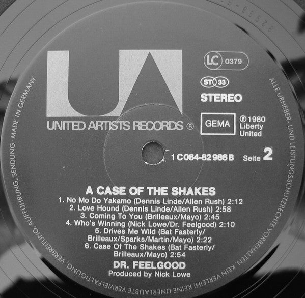 A Case Of The Shakes - secondary