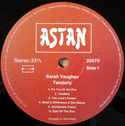 Sarah Vaughan - Tenderly