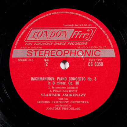 Piano Concerto No. 3 In D Minor, Op. 30 - secondary