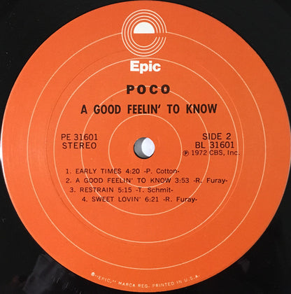 A Good Feelin' To Know - secondary