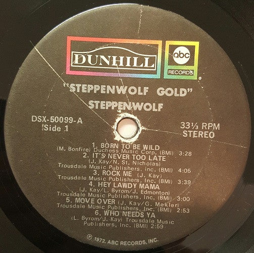 Steppenwolf Gold (Their Great Hits) - secondary