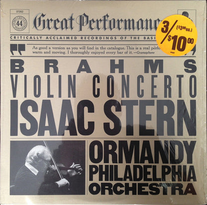 Johannes Brahms, Isaac Stern, Eugene Ormandy, The Philadelphia Orchestra - Violin Concerto