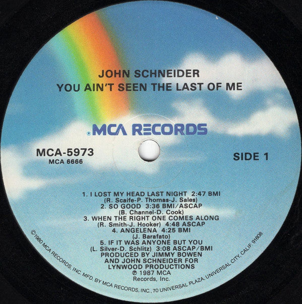 John Schneider - You Aint Seen The Last Of Me!