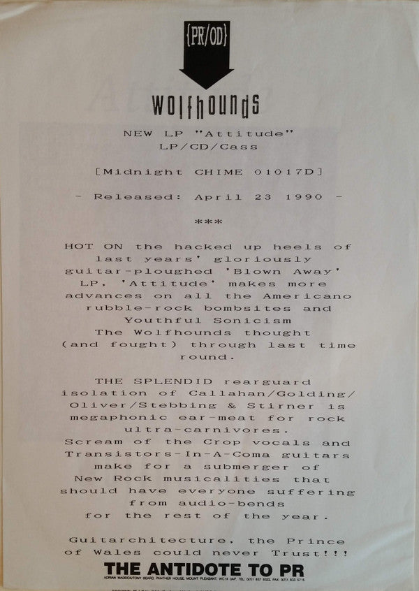 The Wolfhounds - Attitude