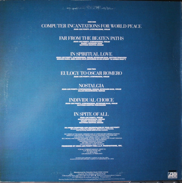 Jean-Luc Ponty - Individual Choice