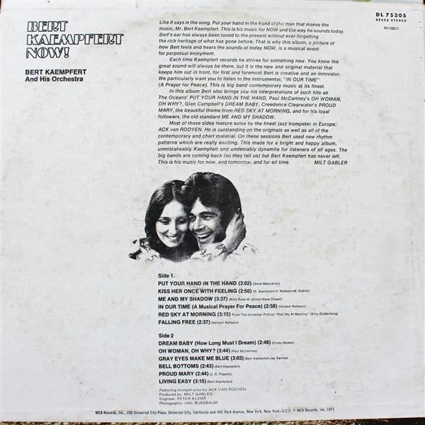 Bert Kaempfert - Bert Kaempfert Now!