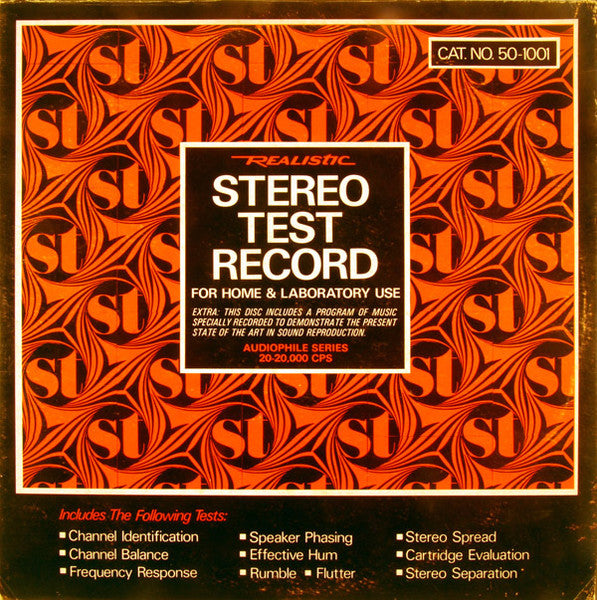 Realistic Stereo Test Record - primary