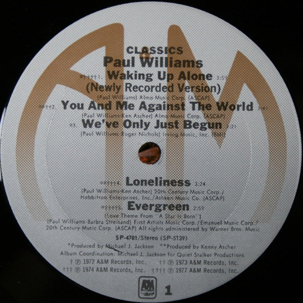 Paul Williams - Classics