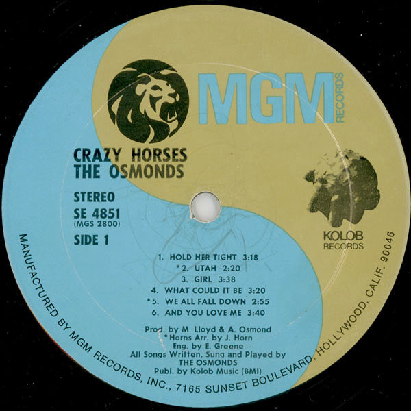 The Osmonds - Crazy Horses