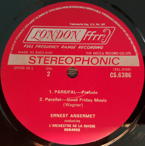 Ernest Ansermet, Richard Wagner - Ansermet Conducts Wagner