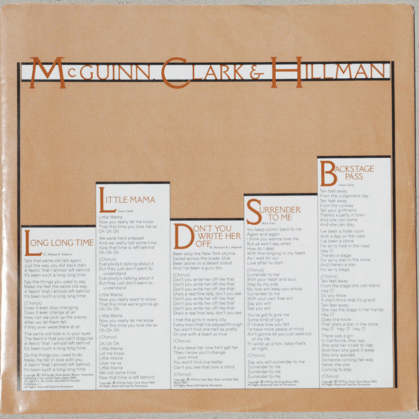 McGuinn, Clark & Hillman - secondary