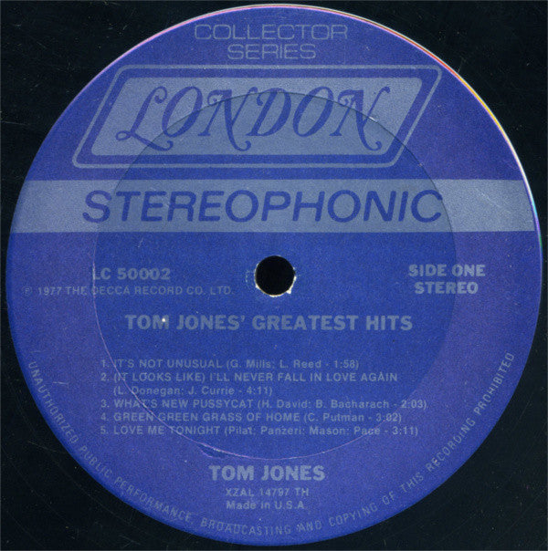 Tom Jones - Greatest Hits