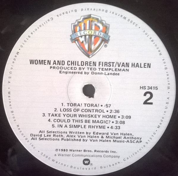 Van Halen - Women And Children First