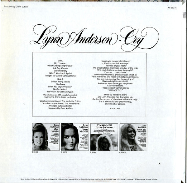 Lynn Anderson - Cry
