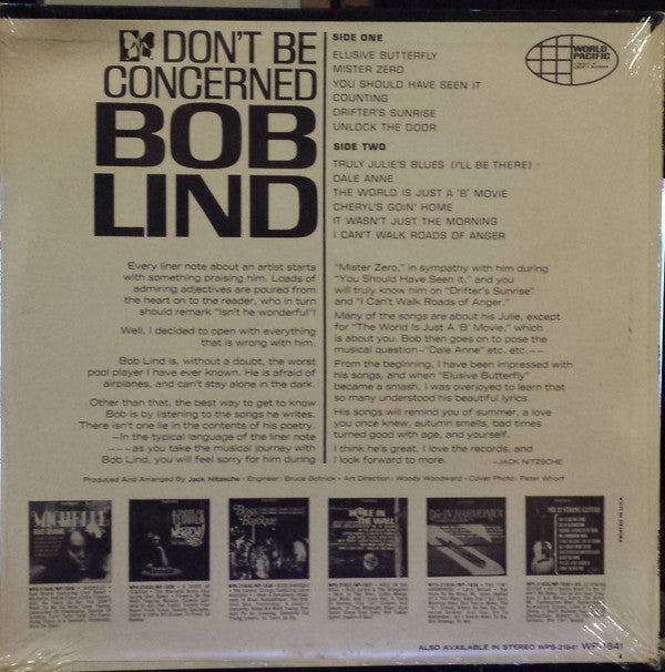 Bob Lind - Don't Be Concerned