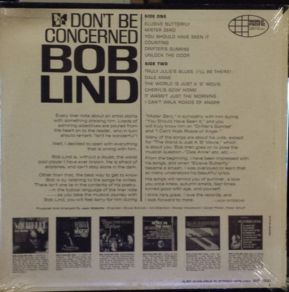 Bob Lind - Don't Be Concerned