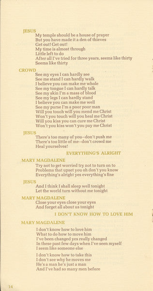 Jesus Christ Superstar - secondary