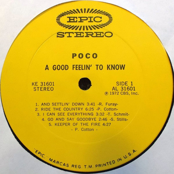 A Good Feelin' To Know - secondary