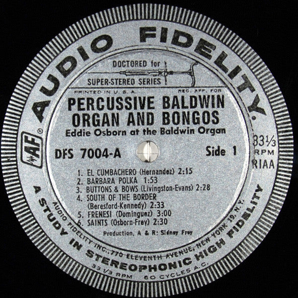 Eddie Osborn - Percussive Baldwin Organ And Bongos