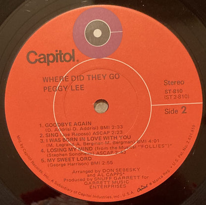 Where Did They Go - secondary