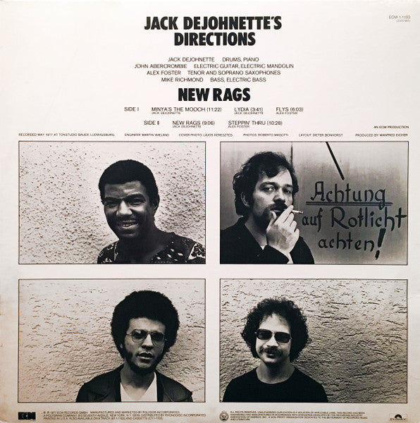 Jack DeJohnette's Directions - New Rags