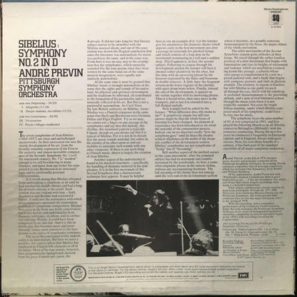 Jean Sibelius, André Previn, The Pittsburgh Symphony Orchestra - Symphony No. 2 in D