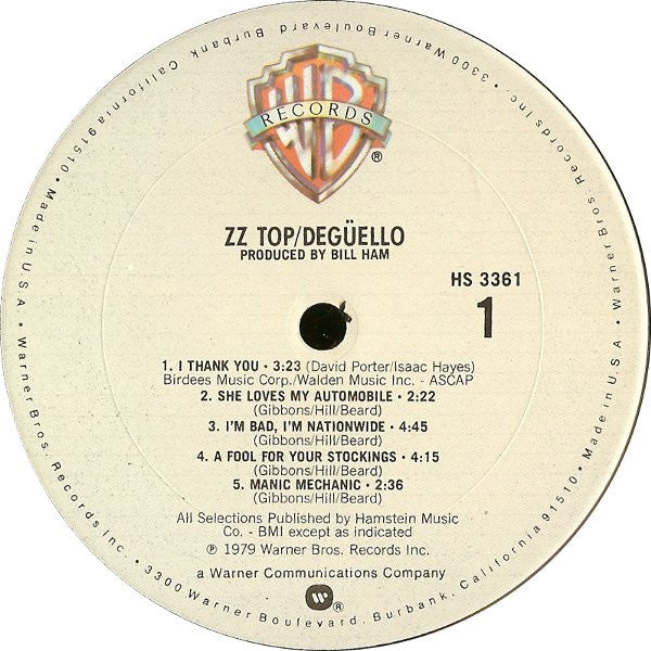 ZZ Top - Degüello