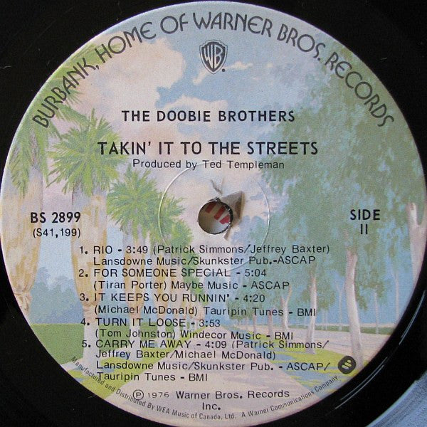 Takin' It To The Streets - secondary