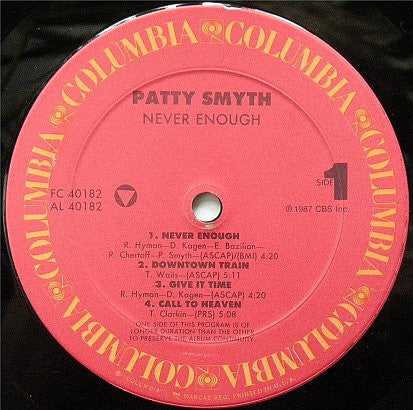 Never Enough - secondary