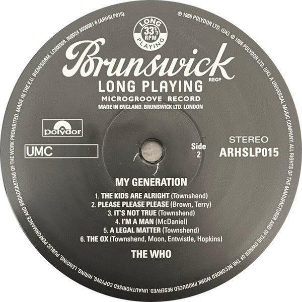 My Generation - secondary
