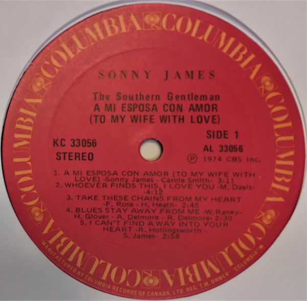 Sonny James - A Mi Esposa Con Amor = To My Wife With Love