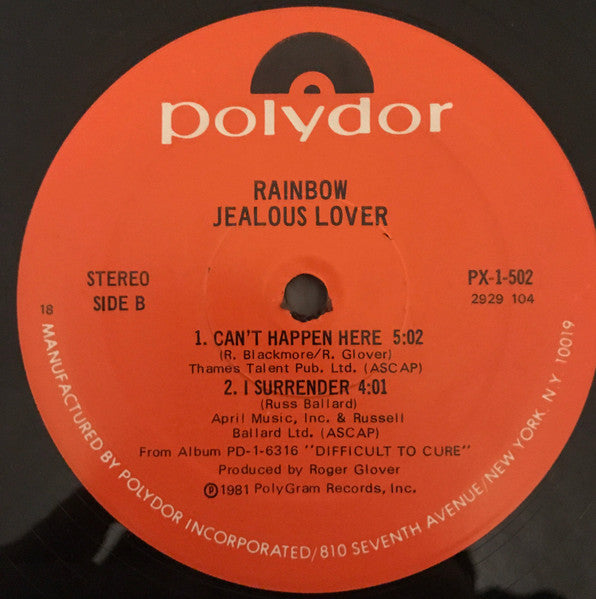 Jealous Lover - secondary