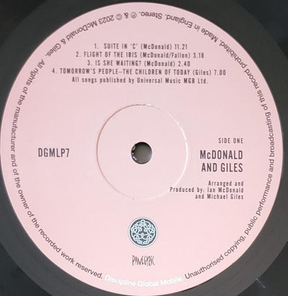 McDonald and Giles - secondary