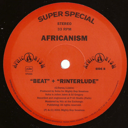 12" Single: Africanism, Soha - Les Enfants Du Bled