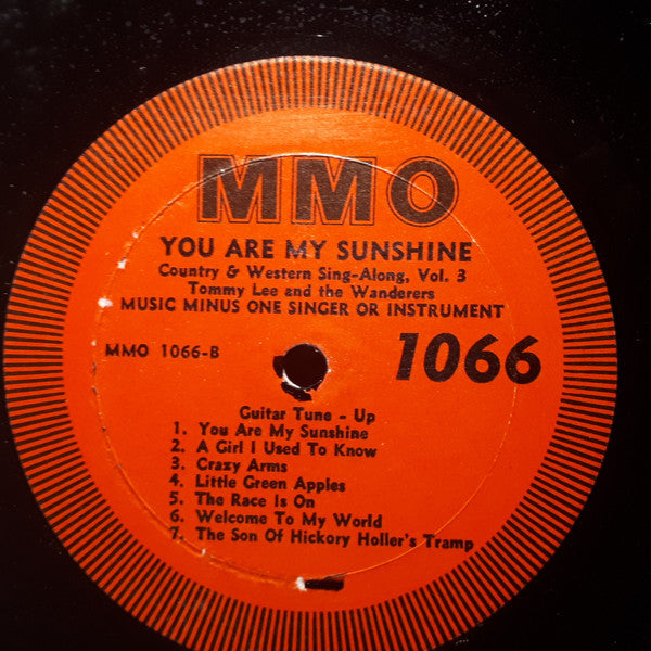 Tommy Lee And The Wanderers - You Are My Sunshine- Country & Western Sing-Along Vol.3