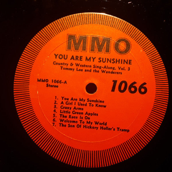Tommy Lee And The Wanderers - You Are My Sunshine- Country & Western Sing-Along Vol.3