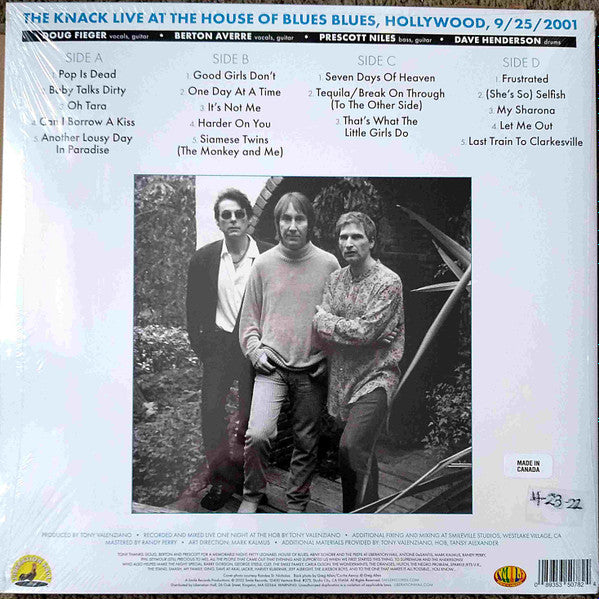 Live At The House Of Blues (September 25, 2001) - secondary