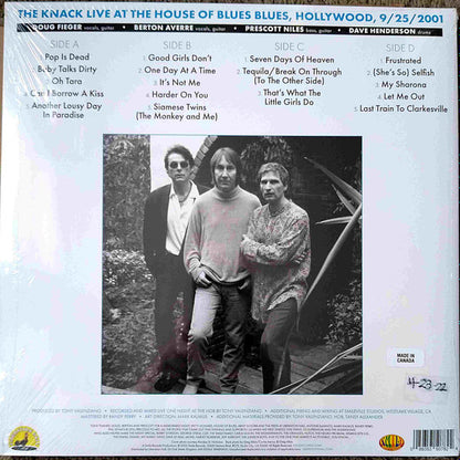Live At The House Of Blues (September 25, 2001) - secondary