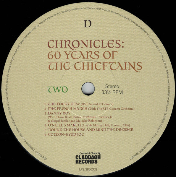 Chronicles : 60 Years Of The Chieftains - secondary