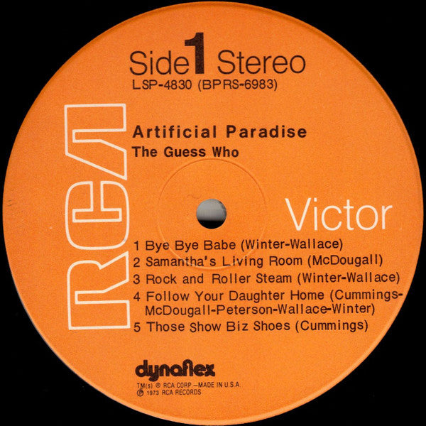 The Guess Who - Artificial Paradise