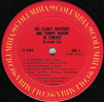 The Clancy Brothers & Tommy Makem - In Concert